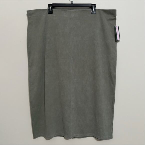 Wild Fable Pencil Skirt Womens 3X Gray Minimalistic Simple Feminine Neutral - Picture 2 of 7